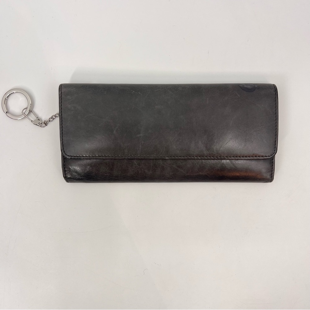 Hobo trifold grey wallet